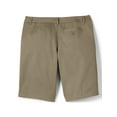 thumbnail image 3 of Lands' End School Uniform Women's Plain Front Blend Chino Shorts, 3 of 3