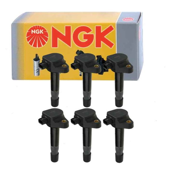 6 pc NGK Ignition Coils compatible with Acura RDX 3.5L V6 2013-2015