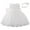 White, variant on Fesfesfes 2 Piece Set Toddler Girls Mesh Embroidery Bowknot Birthday Party Dress Girls Gown Long Dresses Headband Suit