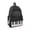 Black, variant on Polka Dot Piano Music Note Nylon Backpack, Vintage Music Themed Casual Daypack with Decor Pendant, Spacious Bookbag for Students, Campus, Work & Short Travel for Women and Men,White