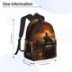 thumbnail image 2 of Disketp Western Rainy Desert Cowboy Mochila Ligera Clásica con Múltiples Bolsillos, Mochila Casual para Hombre y Mujer, Ideal para Escuela, Trabajo y Viajes, 2 of 6