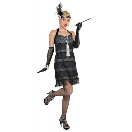 Lace Flapper Adult Costume - Large