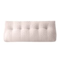 thumbnail image 1 of Turtle Hair Granules Bedside Triangle Cushion Golden Tortoiseshell Fabric Multifunctional Correction Backrest Washable Detachable Side Pocket Compressed Packaging, 1 of 4