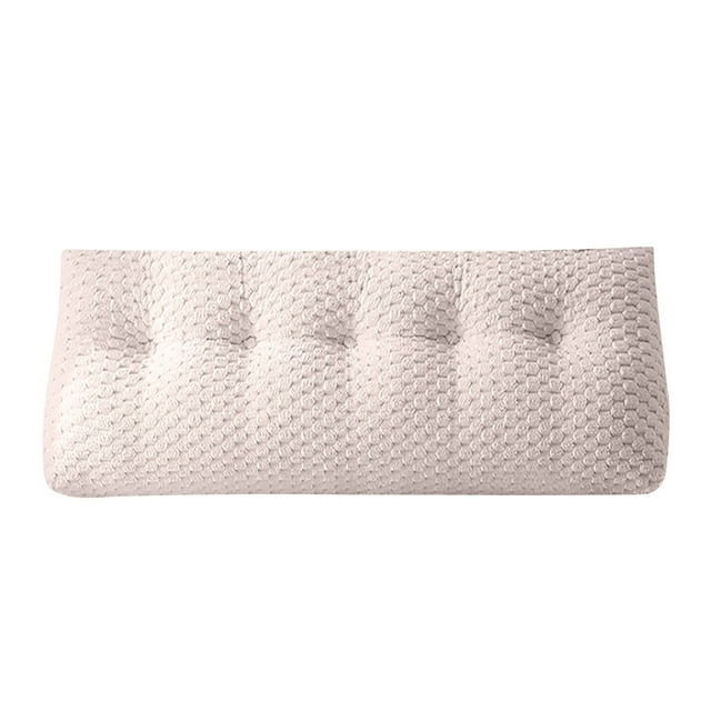Turtle Hair Granules Bedside Triangle Cushion Golden Tortoiseshell Fabric Multifunctional Correction Backrest Washable Detachable Side Pocket Compressed Packaging