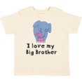 thumbnail image 3 of Inktastic I Love my Big Brother Elephant Blue Pink Girls Toddler T-Shirt, 3 of 5