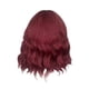thumbnail image 2 of Peluca naranja corta rizada para mujer con flequillo, cabello de seda termorregulable, peluca completa con diadema, estilismo y peinado., 2 of 9