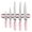 Pink, variant on Hecef 5Pcs Kitchen Knife Set with 13 in Magnetic Strip, Pink Stainless Steel Sharp Chef Bread Utility Knives