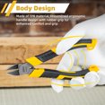 thumbnail image 3 of Deli 6-inch Heavy Duty Wire Cutters,Flush Cut Side Cutting Pliers with Ergonomic Grips, Ideal Wire Snips for Crafting, Floral, Electrical,Ultra Sharp & Powerful, 3 of 8
