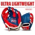 thumbnail image 5 of Franklin Sports Air Tech Kids Teeball Glove, 8.5 in, Navy/Red, Right Hand Throw, 5 of 8