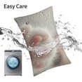 thumbnail image 6 of Salouo Raindrop Kitten Paw Pattern Pillow Cases,1PC Pillow Covers with Envelope Closure Decorative Pillow Case for Bed Couch,Pillows Not Included-16"x24", 6 of 6