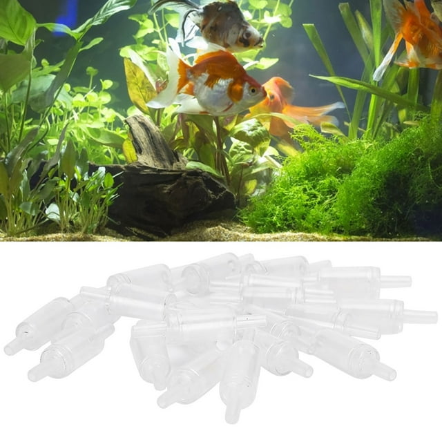 Válvula De Retención De Agua Unidireccional, PVC Transparente De 5,5 Cm/2,2 Pulgadas, Válvula De Retención De Agua, Accesorios De Acuario Para Bomba De Aire, Peceras, Acuario