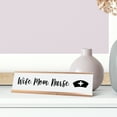 thumbnail image 3 of Signs ByLITA Signs ByLITA Wife. Mom. Nurse. Desk Sign, novelty nameplate (2 x 8"), 3 of 3