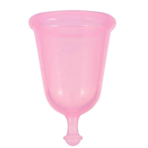 Women Reusable Medical Silicone Leak proof Feminine Hygiene Period Menstrual Cup Pink S