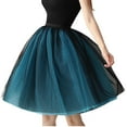 thumbnail image 2 of AUNVITO Women's Tutu Skirt Elastic Waist Layered Tulle Party Dress Multicolor, 2 of 3