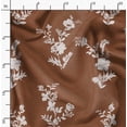thumbnail image 2 of Soimoi Brown Fabric - By the Yard - 54 Inch Wide - Florals Print Fabric - Elegant and Timeless Patterns for Fashion and Home Decor Printed Fabric, 2 of 6
