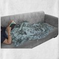 thumbnail image 5 of Map Soft Flannel Fleece Throw Blanket, Pirate Ships Adventurous Treasure Islands, Cozy Plush for Indoor and Outdoor Use, 50" x 70", Pale Grey Charcoal Grey, by Ambesonne, 5 of 5
