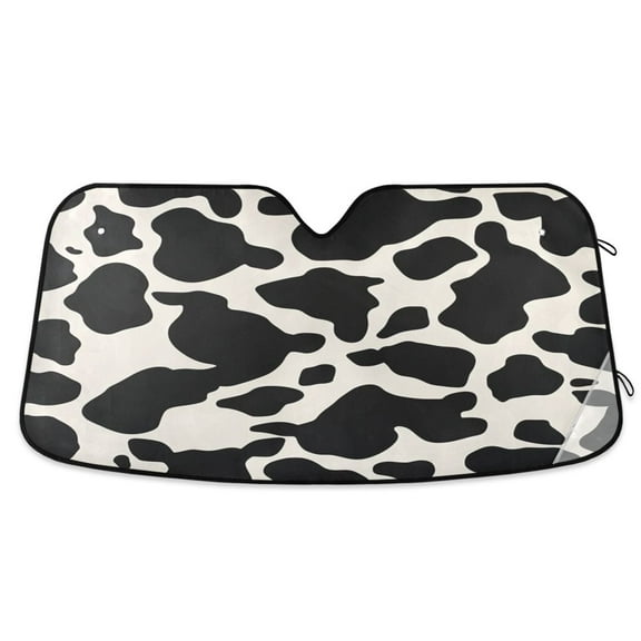 Foldable Windshield Sun Shade for Cars, 55"x27.6" with Aluminum Foil Bubble Heat Insulation and UV Protection