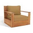 thumbnail image 5 of SAFAVIEH Couture Kauai Brazilian Teak Patio Armchair, Natural/Brown, 5 of 13