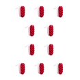 thumbnail image 1 of Ounissouiy Esponja exfoliante para baño, limpiador depurador de baño, eliminador de piel muerta, lavador de cuerpo, cuello, espalda, piel limpia, Rojo 10piezas Ounissouiy CBP271277, 1 of 5