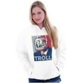 thumbnail image 4 of Funny Presidential Troll Face Meme Unisex Plus Size Hoodie Brisco Brands 5X, 4 of 5