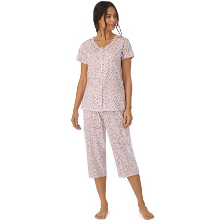 

Aria Women s Short Sleeve Capri Pajama Set