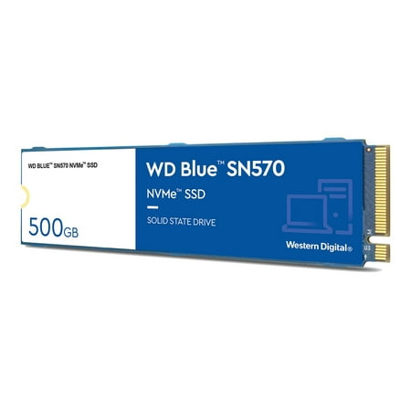 WD Blue SN570 NVMe SSD WDS500G3B0C - SSD - 500 GB - internal - M.2 2280 -  PCIe 3.0 x4 (NVMe)