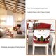 thumbnail image 3 of Funda para silla de Navidad Funda para silla para decoración de festival de hotel (Santa Claus) Likrtyny Oficina Multiescena Multifunción, 3 of 4