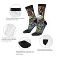 thumbnail image 3 of Xecao fishing bass Pattern Sport Socks for Women and Men Crew Socks Sporty Calf Socks Casual Socks, 3 of 6