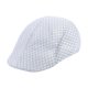 thumbnail image 1 of Gorra plana de malla para hombre, deportiva, informal, para pintor, para jardinería, viajes y senderismo. Blanco, 1 of 9