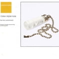 thumbnail image 4 of Adjustable 90cm Silver Glass Pendant Light with Cylindrical Frosted Design, Pull Cord Switch & Durable Construction - Versatile Lighting Accessory for Modern Interior Decor, 4 of 5