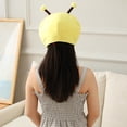 thumbnail image 5 of Vjnyvs Bee Headgear Hat Dance Funny Hat Hood Favor Cartoon Bee Head Cover for Night Party Favor Festival Photo Prop, 5 of 7