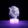 thumbnail image 1 of Luz nocturna LED 3D que cambia de color para niños con base, 1 of 4