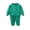Green, variant on Girls Fall Pullover Two Piece Set Boy Casual Sweatshirt Children Outfits Soft Warm Matching Tracksuit