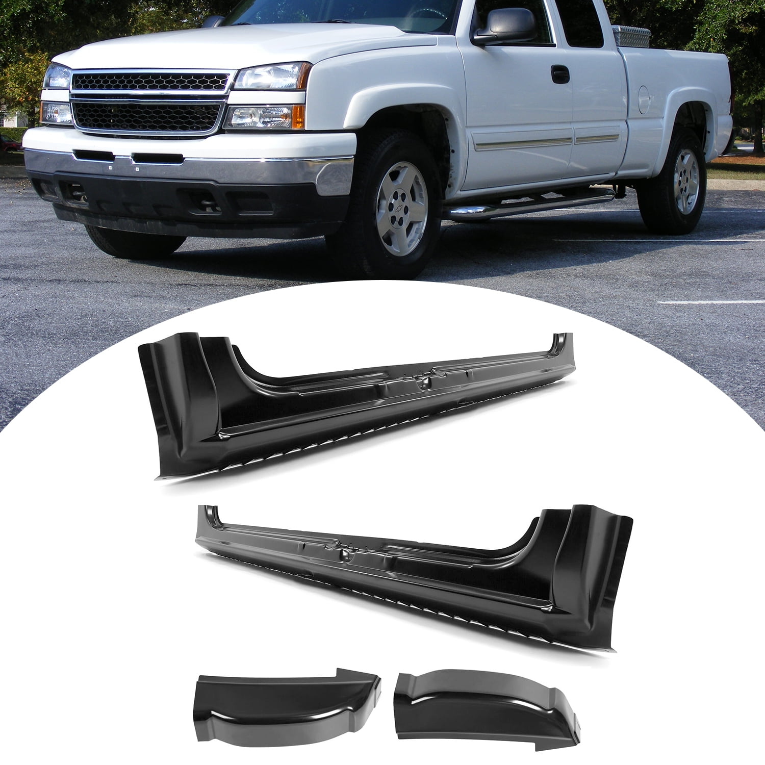 Kojem Rocker Panel &Cab Corners Lower SlipOn for 19992006 Chevy