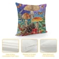 thumbnail image 4 of Qinduosi Mushroom Throw Pillow Cover,Mushroom Pillow Cushion Case,Two Side Printing Invisible Zipper Rainbow Color Wild Mushroom Pillow Case Sofa Couch Livingroom Decor White, 4 of 5