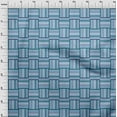 thumbnail image 4 of oneOone Silk Tabby Dark Teal Green Fabric Geometric Craft Projects Decor Fabric Printed By The Yard 42 Inch Wide, 4 of 5
