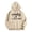 Khaki, variant on Ladies Halloween Independent Station Flying Little Witch Letter Print Hoodie Orange M