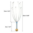 thumbnail image 2 of Head Massager Scalp Massager 20 Fingers Head Scratcher for Head Body Relaxing Blue, 2 of 6