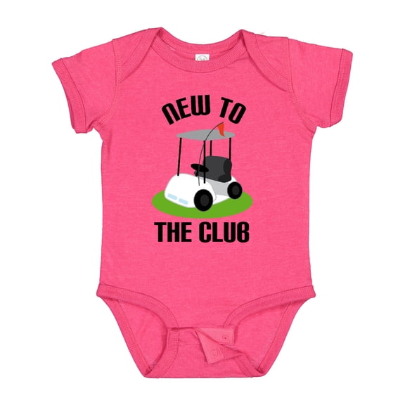 Inktastic Baby Golfing New to the Club Boys or Girls Baby Bodysuit