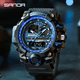 thumbnail image 3 of Reloj Hombres Digital Moda Deportiva Impermeable Azul, 3 of 5