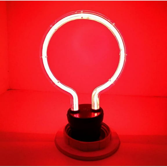 LINLIN LED Edison Light Bulbs, G95 LED Linear Bulb LED Curved Filament Bulbs Led Bulbs Vintage Light Bulb 4W E27