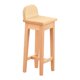 thumbnail image 1 of Muebles de comedor en miniatura a escala 1/12, simulación de casa de muñecas de madera, accesorios de casa de muñecas, juguete para regalo de Navidad, cumpleaños, taburete alto con respaldo, 1 of 9