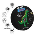 thumbnail image 4 of Naloa Space Dino Cartoon Black PVC Leather Spare Tire Wheel Cover for Car Truck SUV Camper Trailer Universal Fit many size16 inch, 4 of 6