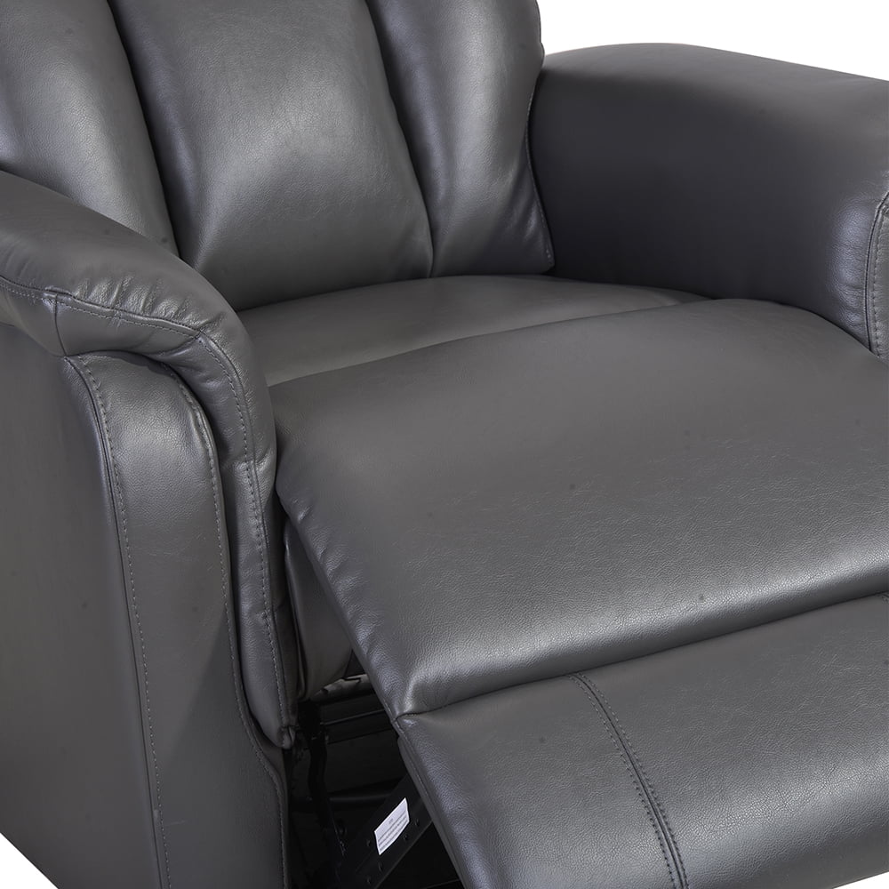 Kepooman PU Leather Power Motion Recliner with USB Charge Port for Living Room, Taupe Kepooman PU Leather Power Motion Recliner with USB Charge Port for Living Room, Taupe