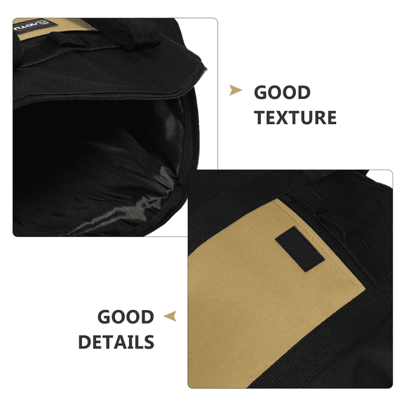 LOLIPPYY Round Storage Bag with Adjustable Strap for Cast Iron Skillet and Outdoor Grill Pans