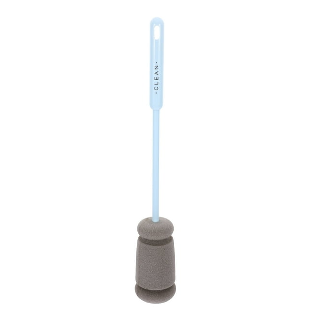 MOVTOTOP Versatile Sponge Cleaning Brush for Water Bottles and Cups with Long Handle in Assorted Colors, 1 Count