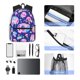 thumbnail image 4 of Balery colorful Skull mushroom rainbow Mochila para Mujeres y Hombres, Mochila Ligera Casual para Viajes, Mochila Clásica Básica para la Universidad, 4 of 6