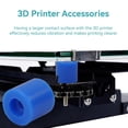 thumbnail image 2 of HUGFEG 12 Pcs 3D Printer Heatbed Leveling Parts, 16mm Silicone Solid Column 3D Printer Heat Bed Leveling Parts Heat Resistant Buffer Leveling Spring Replacement Part for Ender 3 Pro/CR-10 UA824-3755, 2 of 6