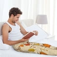 thumbnail image 5 of Bingfone Rustic Harvest Time Mens All Over Print Sleep Pajama Pants-Large, 5 of 5