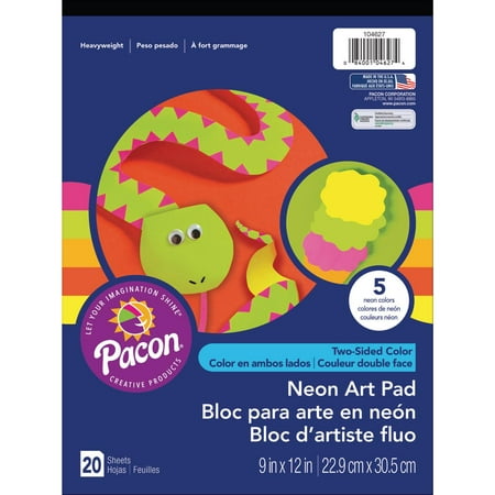 UPC: 0084001046274 | Pacon Riverside Construction Paper 9 x 12 Assorted Neon Colors